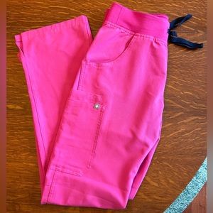 Figs Kade Electric Orchid scrub pants XS